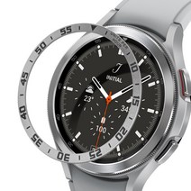 아이몰 갤럭시 워치4클래식 베젤 스타일링 42mm, 1개, 실버 시간무늬 42mm