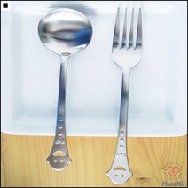 샐러드포크 푸드코트 도트무늬 구내식당 미소스푼 스프스푼, 스푼