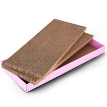 뽀핑크 L1 고양이 빅평판형 스크래쳐 .뽀떼