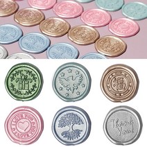 실링왁스 봉투 씰링 도장 인장 스티커 1P 다꾸 포장, 독수리