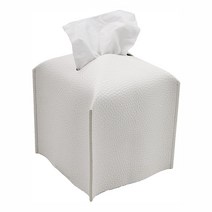 FREELIFE 거실 데스크탑 티슈 박스 커버 홀더 광장 장식 가죽 케이스 롤 종이 디스펜서 욕실 허영 조리대에 대한 새로운, 1개, White-S-950