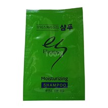 엘라스틴 모이스처라이징 일회용 샴푸 10ml 100개 1회용 여행용 비품 파우치 숙박 업소용 간편휴대 간편사용