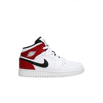 (GS) 조던 1 미드 화이트 블랙 짐레드 (GS) 조단 1 Mid White Black Gym Red