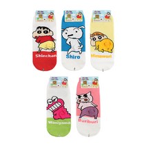 여자발목 양말 짱구는 못말려 큐트 힙 5종색상 택1