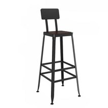 등받이 체어 바 하이 의자 SH800 테이블 SH700 북유럽, 등받이 높이 65cm 가죽 쿠션