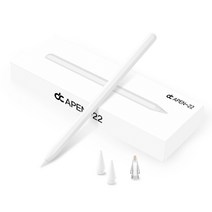 94LAB 무선충전 2세대 호환 애플펜슬 에이펜슬 Apen22 + 펜촉 3개, 화이트, 1개