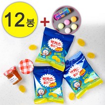 박카스 맛 젤리 26g 신맛 기본맛 기호따라 1박스 12봉+맨토스5알, 신맛 1박스(12봉)