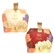 구디백 미니 선물포장 포장지 가죽 답례품 10개 생일 립스틱 립밤 쿠키 반지 귀걸이 졸업, 크림5개+와인5개