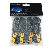 반사 Paracord 4x4m 야외 캠핑 텐트 바람 로프 3mm 태양 대피소 천막 조정 가능한 알루미늄 합금 3 구멍 버클, 검은색