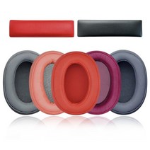 와이케이몰 소니 MDR-100ABN WH-H900N 패드 1쌍 헤드폰 헤드셋 교체 이어 패드 헤드밴드, 블랙 1쌍패드