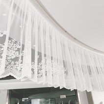 펀칭 숏스타일 커피 주방 짧은 미국식 샤커튼 레이스암막커튼