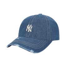 MLB 모자 남녀공용 미니 아이콘 데님 야구 볼캡
