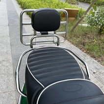 GTS300 베스파 등받이 짐받이 캐리어 짐대 150 후면, 실버 브라운등받이