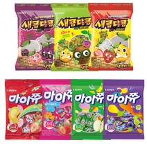 대용량 캐러멜 새콤달콤 마이쮸 봉지, 마이쮸 딸기 92g