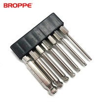 육각볼렌치 세트 65mm 100mm 150mm 묶음 전동드릴 임팩 수공구 멀티 다용도 소켓, 7pcs