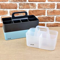 손잡이 뜨개실보관함 나사 약 레고부품정리 정리함 털실 레고블럭 수납함, 컴팩트-그레이