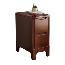 틈새서랍장 원목 2단 침실 우드 안방 수납 악세사리, E