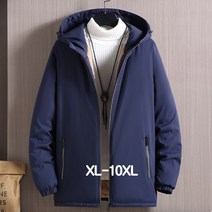 쥬엔리치 남자 빅사이즈 패딩 형광 반사 지퍼 후드 점퍼 남성 자켓 봄 등산 가을 겨울 잠바 XL-10XL