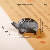 서예문진 쇠문진 유리문진 책 문진 누르개 크리 에이 티브 주철 고래 펜 스탠드 서예 철, 회색 거북이