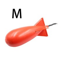 낚시채비 낚시용품 루어낚시잉어 낚시 로켓 피더 대형 작은 스팟 폭탄 플로트 미끼 홀더 펠렛 태클 액세서, 11 red M