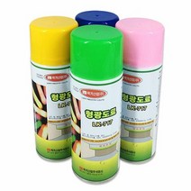 안전 럭키산업 LK 717 형광도료 락카 스프레이 400ml, 색상선택:형광분홍