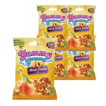 쫄깃한 도넛모양 아토믹피치 복숭아맛젤리 150g 7개