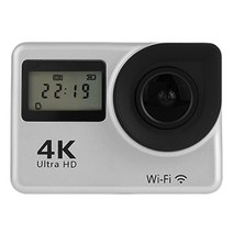 유프로 프리미엄 4K 방수 가성비 액션캠 자전거 오토바이 블랙박스, 실버, 64GB