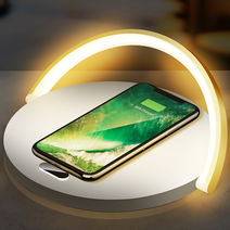 갤럭시노트5 하마다 LED 무드등 고속무선충전기, 하마다 LED 스탠드 무선충전기, 우드