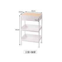 책트롤리 북트레일러 학습 학원 가방정리 수납함보관 카트 롤링 유틸리티 트롤리 가정 선반 휠 오거나이, 03 3 layer with drawer