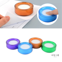 사무용해면기 지폐세기 돈셀때 종이넘기기 미끄럼방지 물 스폰지 1개
