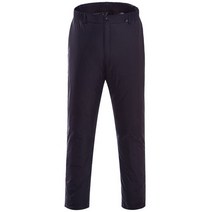 남성 화이트 덕 다운 패딩 바지 지퍼 하이 웨이스트 남성 비즈니스 바지 따뜻한 덕 다운 패딩 남성 블랙 바지 겨울