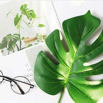 핑크 튤립 장미 인조잎 꽃조화 촬영소품 인테리어 장식품, 레드로즈