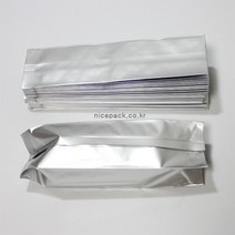 나이스팩 은박 커피봉투 9cm x 25cm(옆면 5cm) 100장