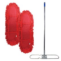 월드크린 리스킹 오일 60cm 2p+판자루 마포 물 밀대 대 걸레 막대 마대 바닥 청소, 리스킹 오일 60cm 2p+판+스텐자루