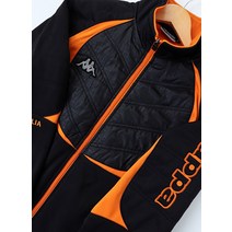 (L)카파 집업져지 트랙탑 누빔 기모 올드스쿨