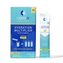 리퀴드이브 하이드레이션 멀티플라이어 일렉트로라이트 드링크 믹스 레몬 라임 16g, 10개입