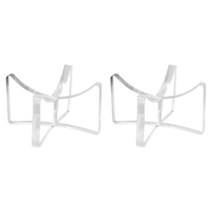 골프티 아크릴 골프 공 디스플레이 스탠드 야구 브래킷 홀더 다기능 투명 랙 지지대 2 개, [01] 2pcs