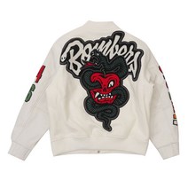 더블탭스 SUPREME x WTAPS 바시티 자켓 남자아우터 스트릿 야구점퍼 코디추천