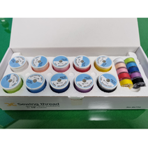 [재규어 정품] 재봉실 / 50수2합 / 폴리에스터 100% / 10색+실토리10개