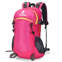 아웃도어 등산 캠핑 백팩 40L, 로즈