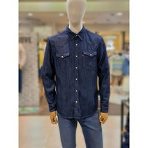 857440000 남성 바스토우 진청 웨스턴셔츠