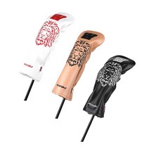 골프 동호회 선물 라이언 우드 커버 자수 헤드 카바 아빠 디자인우드커버 선물하기좋은 악세사리, 브라운