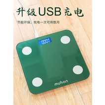 인바디 체성분 분석기 스마트 체중 감소 정밀 체중계, 포레스트 그린USB 충전