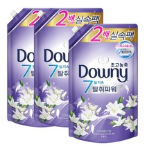다우니 초고농축 섬유유연제 퍼플 화이트티와 릴리 본품, 3개, 1.6L
