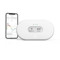 Airthings 2960 View Plus - 라돈 및 공기 품질 모니터(PM CO2 VOC 습도 온도 압력)
