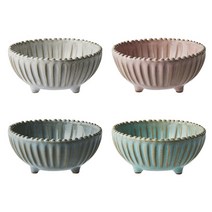 [VBC CASA] 폰다코 스트라이프 풋티드볼 14cm, 화이트, 옵션선택