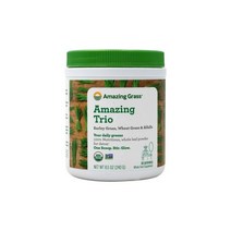 Amazing Grass 트리오 & 새싹보리 밀싹 앤 알팔파 30제공량 240g 미국