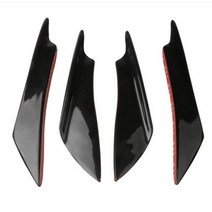 자동차 범용 앞 범퍼 립 바디 키트 스포일러 for chevrolet cruze aveo captiva lacetti vw 폭스바겐 제타 mk6 골프 5 6 7, 검은색