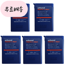 오쏘몰 비타민 C 데포 타블렛 100정 5개 orthomol vitamin c, 100개