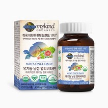 마이카인드 유기농 남성 멀티비타민 1개월 (30정), 1박스, 단품